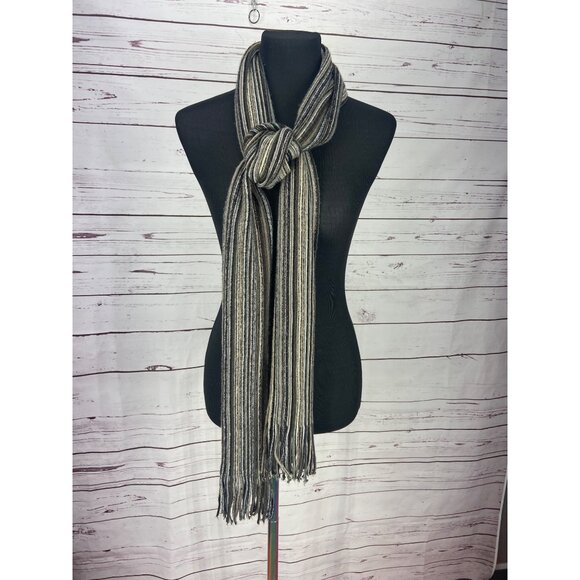 Echo Women's King Of‎ Stripes Wrap Fringed Scarf - Picture 3 of 6